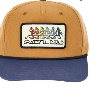 New Grateful Dead Rainbow Dancing Bears skeletons Two-Tone Trucker Hat snap back